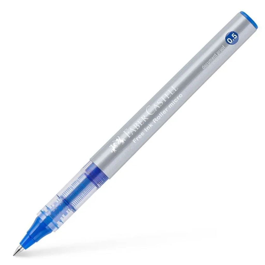 Faber-Castell: Blauer Rollerball-Stift 0,5 mm