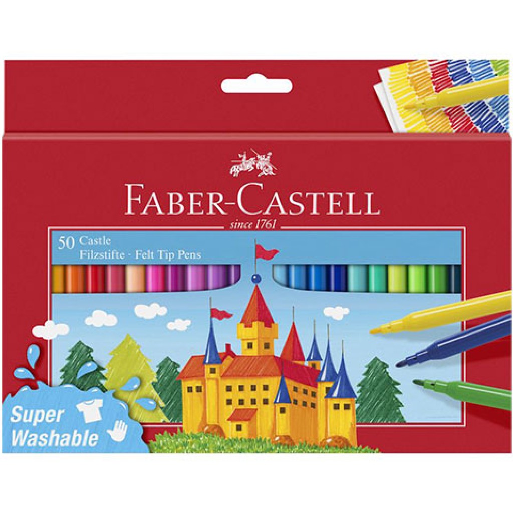 Faber-Castell: Castle Filzstift-Set 50 Stück