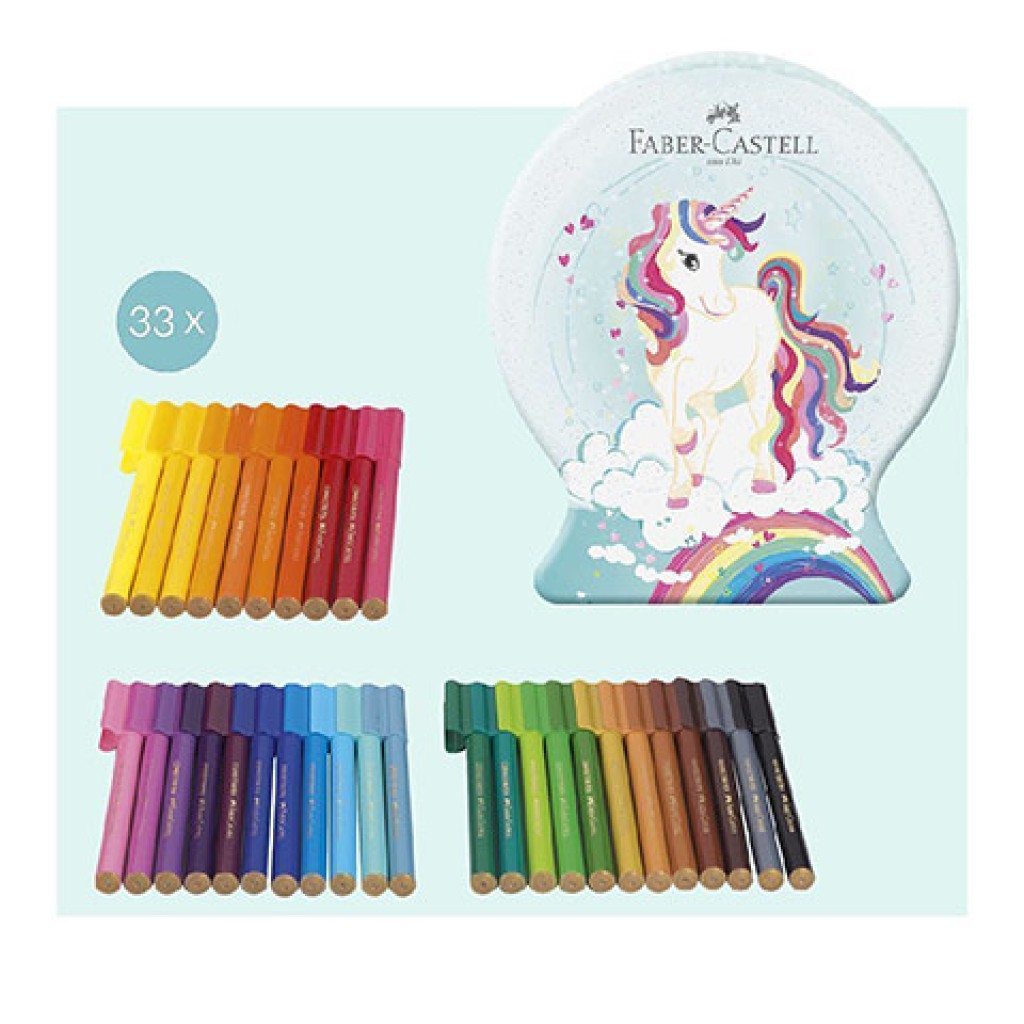 Faber-Castell: Connector Filzstift-Set mit Einhorn, 33 Stück in der Box kép 2