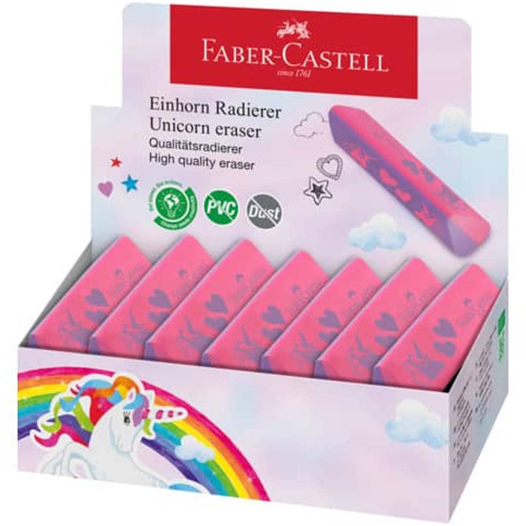 Faber-Castell: Einhorn-Dreieckradiergummi 1 Stück