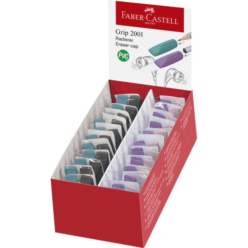 Faber-Castell: GRIP 2er-Set Kappenradierer in verschiedenen Ausführungen