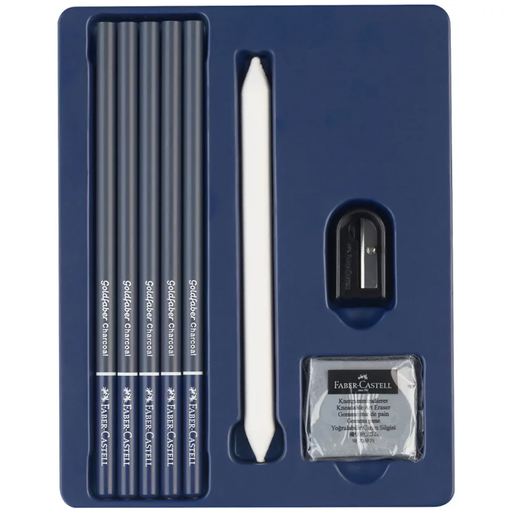 Faber-Castell: Goldfaber Zeichenkohle Skizzen-Set, 8-teilig kép 2