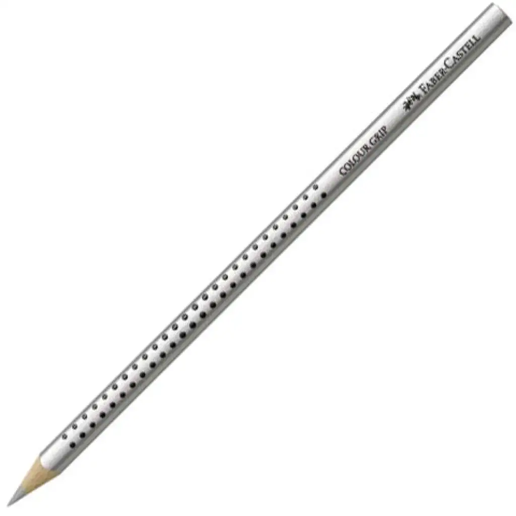 Faber-Castell: Grip 01 Buntstift Silber
