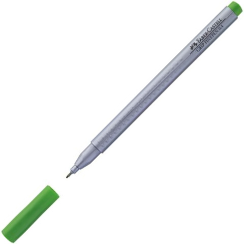 Faber-Castell: Grip Finepen Faserschreiber 0,4mm Grasgrün