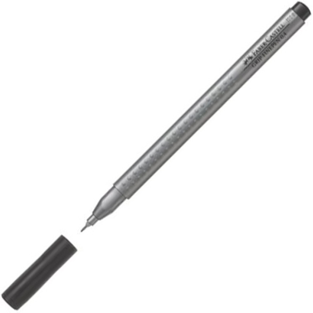 Faber-Castell: Grip Finepen Faserschreiber 0,4mm schwarz