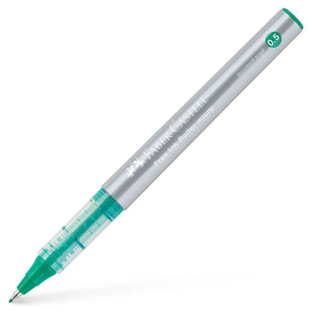 Faber-Castell: Grüner Rollerball-Stift, 0,5 mm