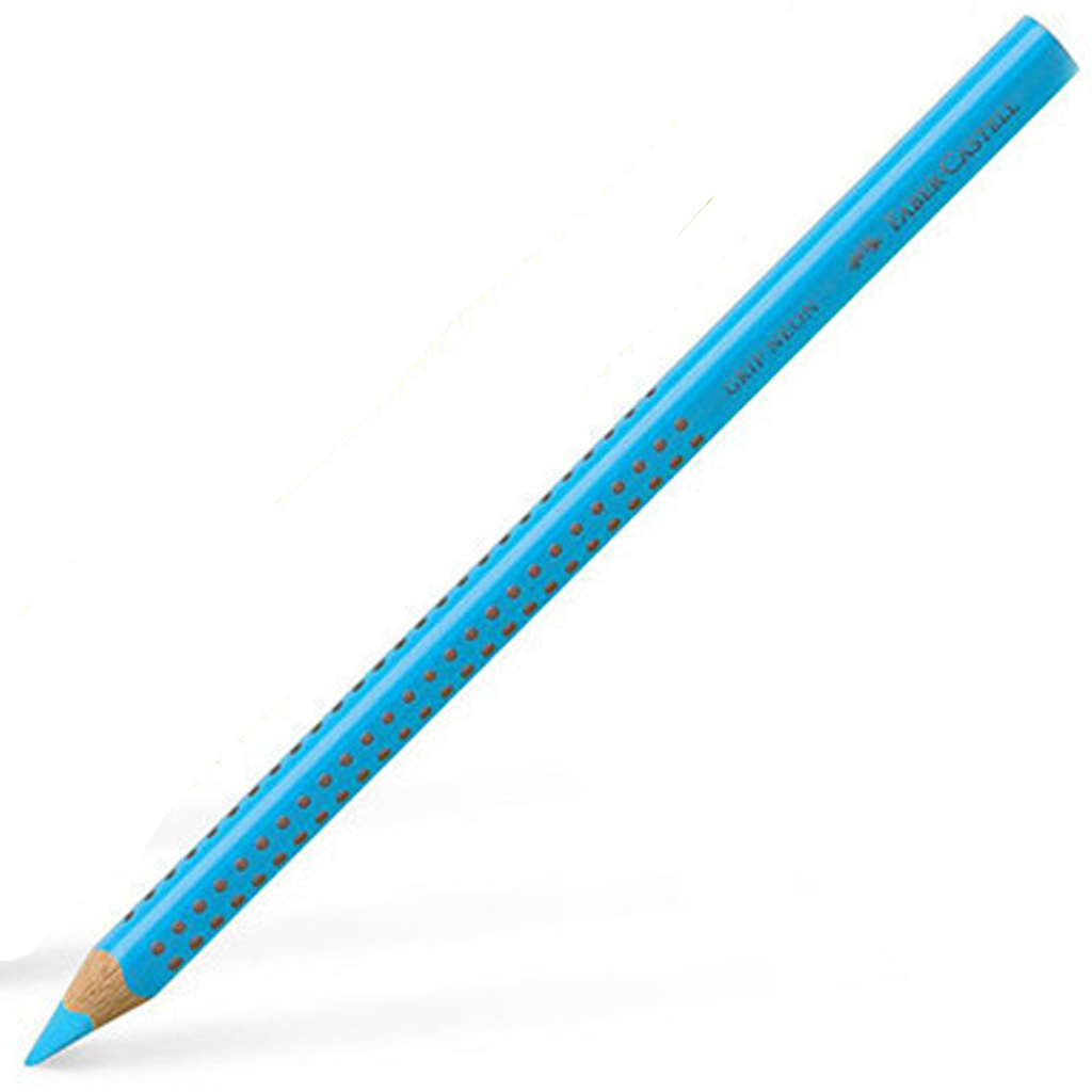 Faber-Castell: Jumbo Grip Buntstift Neonblau