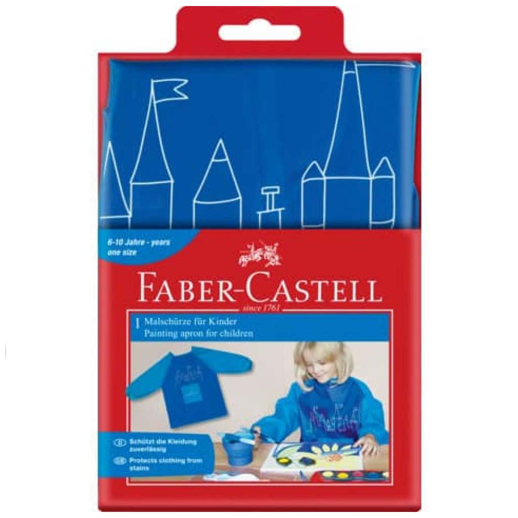 Faber-Castell: Malkittel für Kinder in Blau