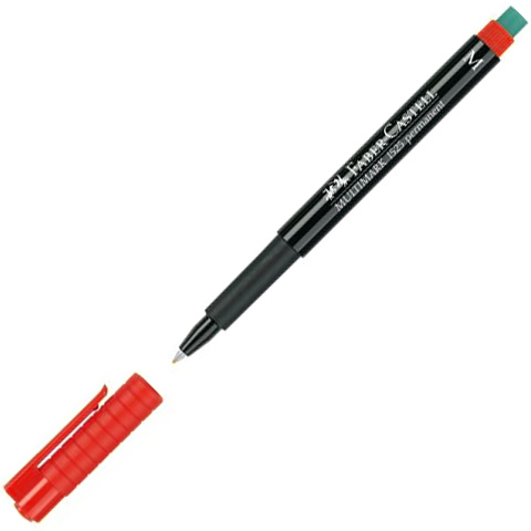 Faber-Castell: Multimark Permanentmarker M 1mm rot
