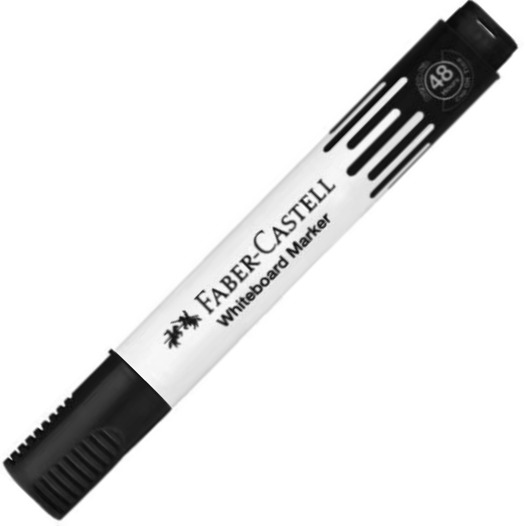 Faber-Castell: Schwarzer Whiteboard-Marker 48h
