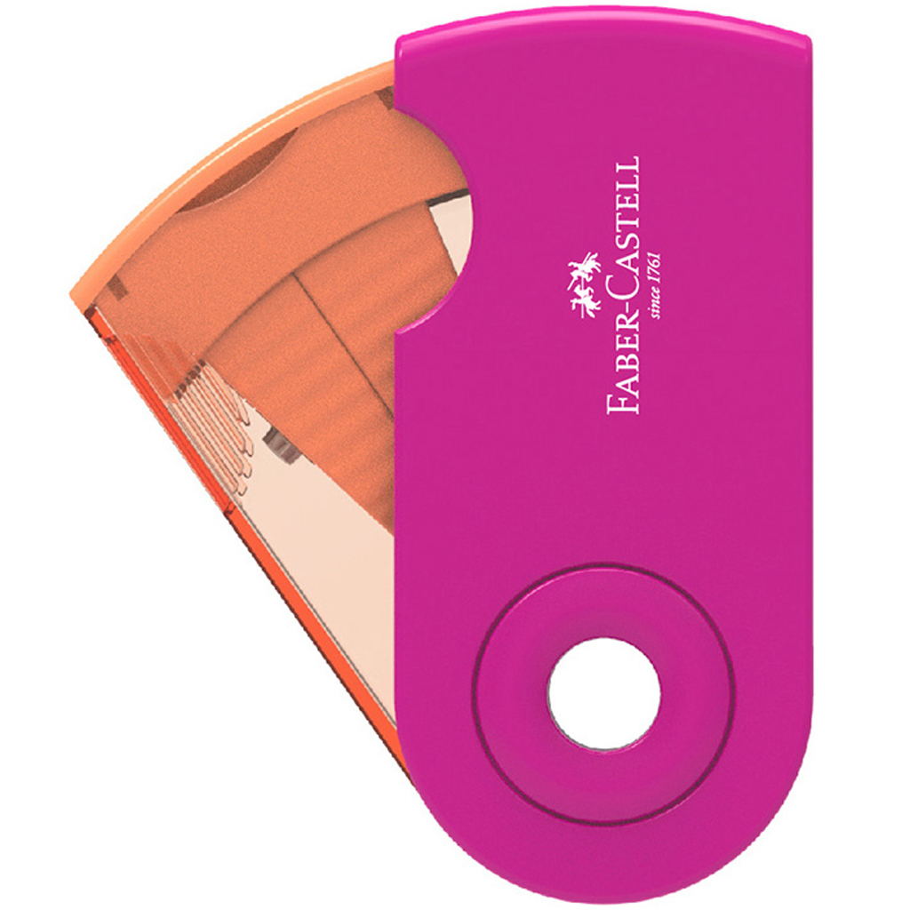 Faber-Castell: Sleeve Mini-Anspitzer, verschiedene Ausführungen, 1 Stück