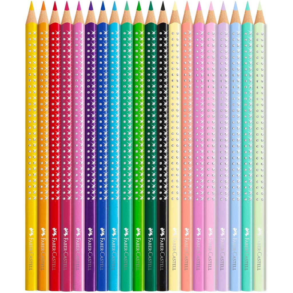 Faber-Castell: Sparkle Butterfly 20er Farbstift-Set in Metalldose kép 2