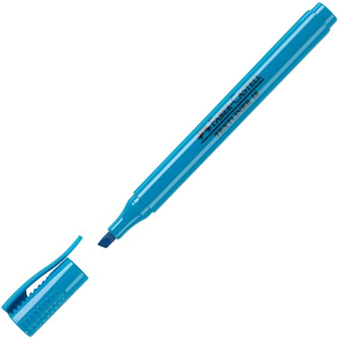 Faber-Castell: Super-floures Textmarker 38 Blau