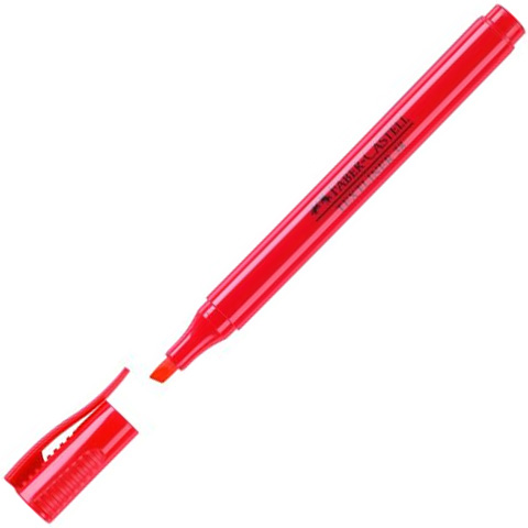 Faber-Castell: Super-floures Textmarker 38 rot