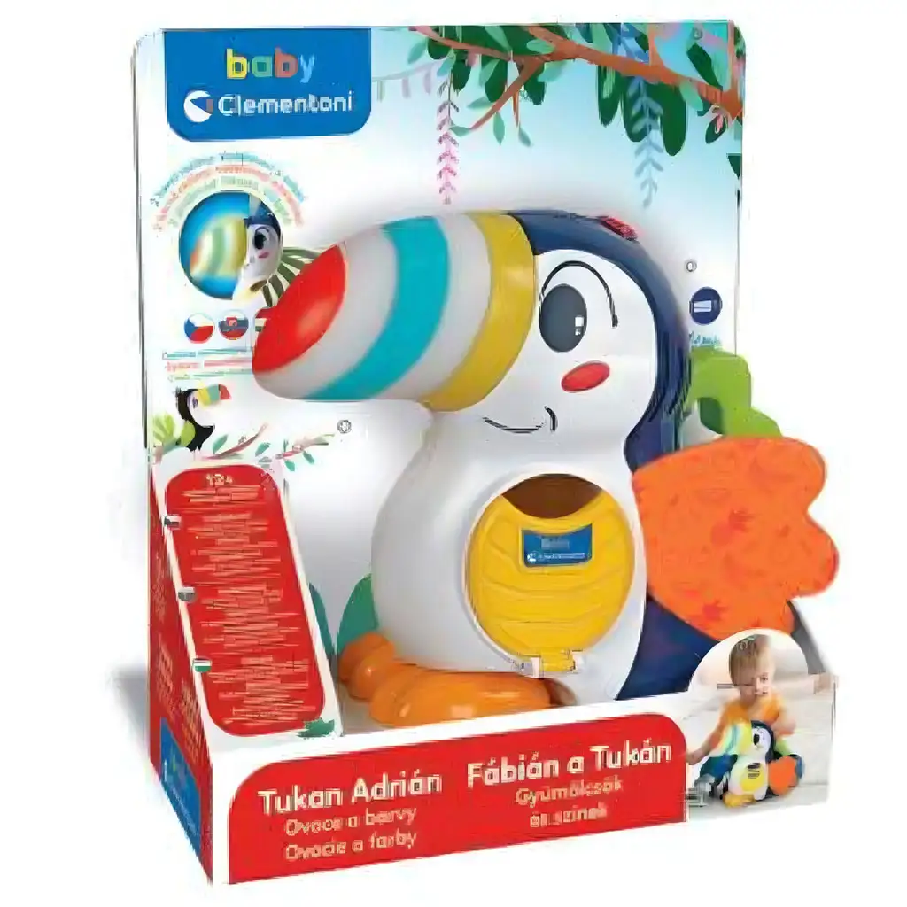 Fabián das Tukan Früchte und Farben Geschicklichkeitsspiel - Clementoni