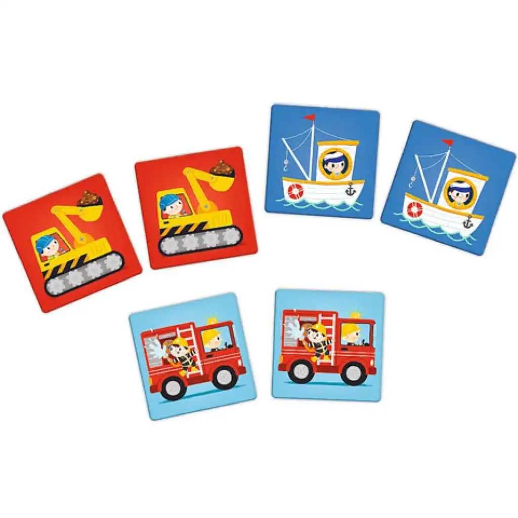 Fahrzeuge Maxi Memo Spiel 24-teilig - Trefl kép 2