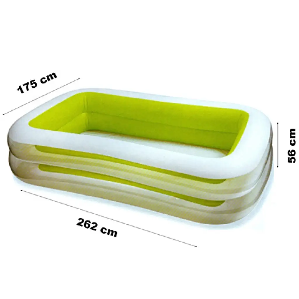 Family Swim Center aufblasbares Schwimmbecken 262x175cm - Intex kép 2