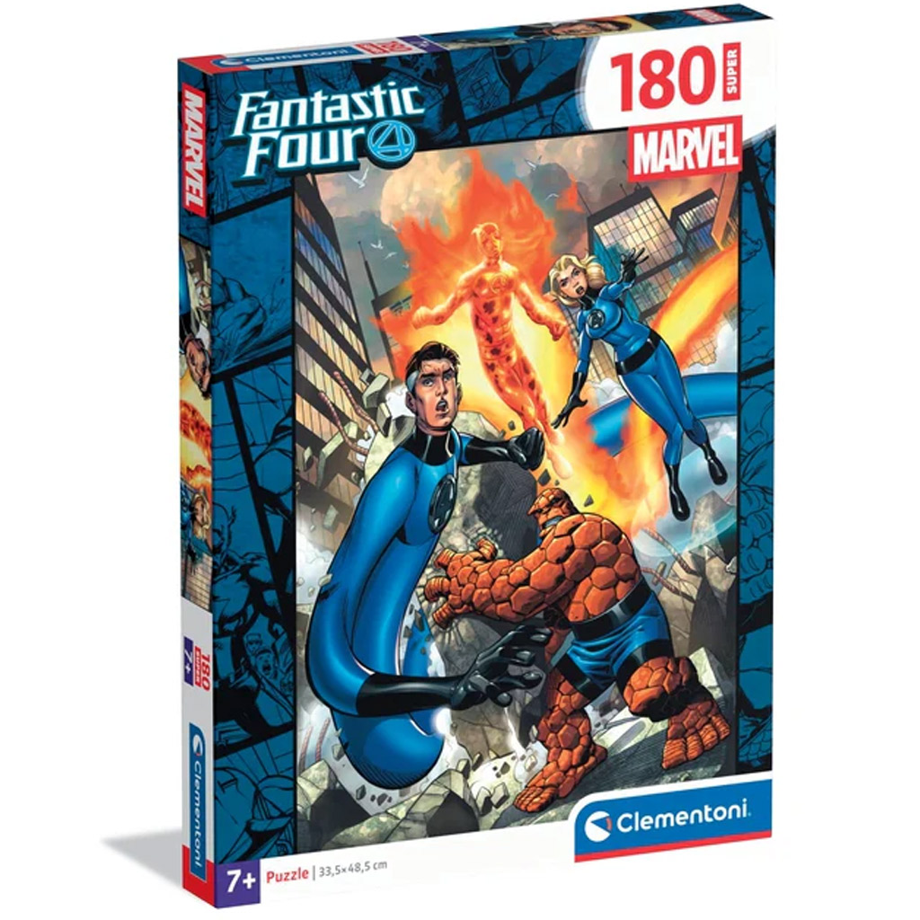Fantastische Vier 180-teiliges Super Puzzle – Clementoni