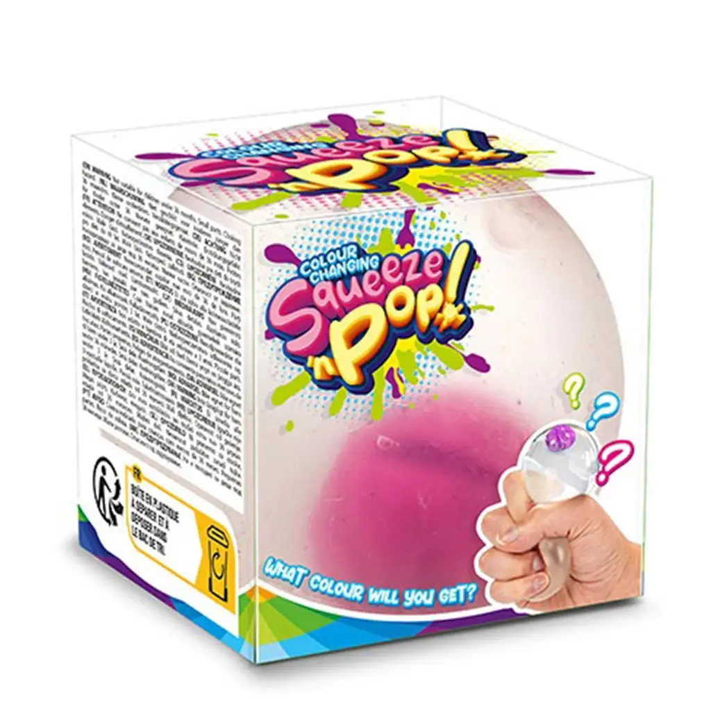 Farbzauber Überraschungs-Stressball 6cm - 1 Stück kép 1