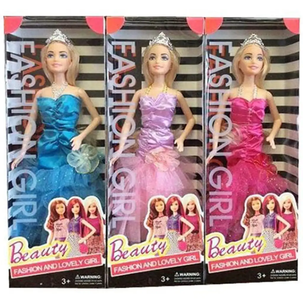 Fashion Girl Puppe im Abendkleid 30cm in drei verschiedenen Varianten