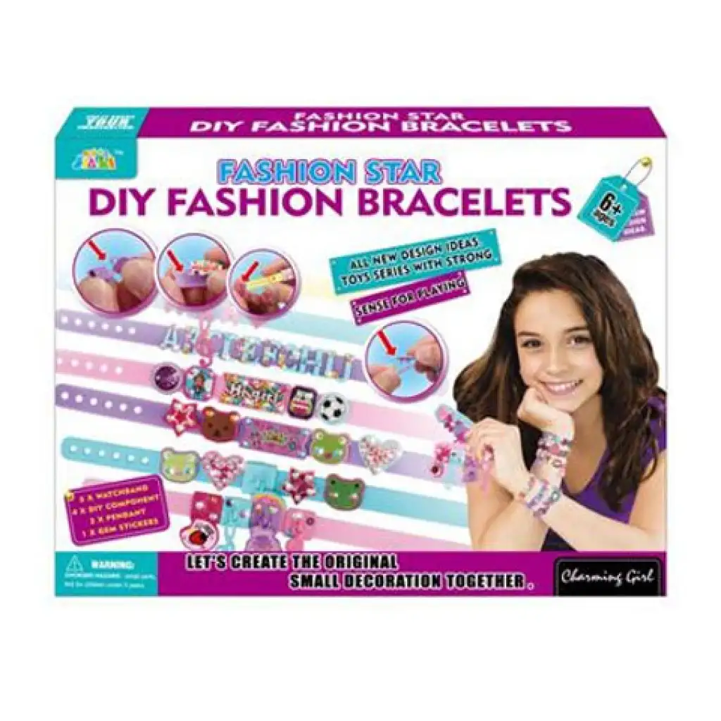 Fashion Star Armbandherstellungsset mit Buchstaben und Zubehör