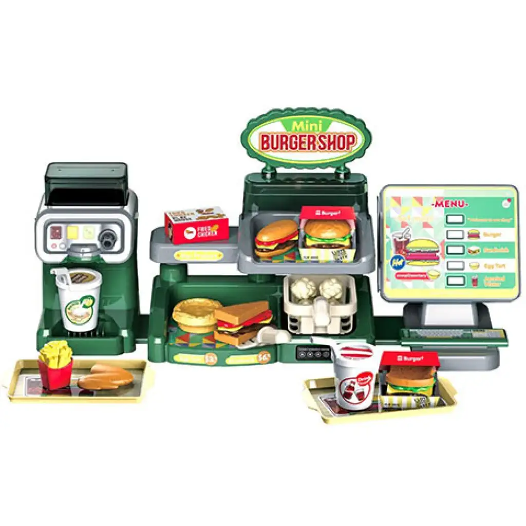 Fast-Food-Restaurant-Spielset mit Licht und Ton, 35-teilig kép 2