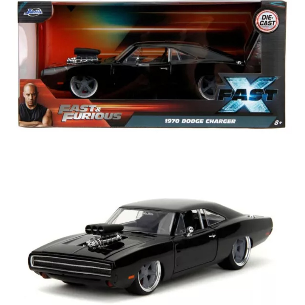 Fast & Furious: 1970 Dodge Charger Metall‑Modellauto 1:24 - Jada Toys