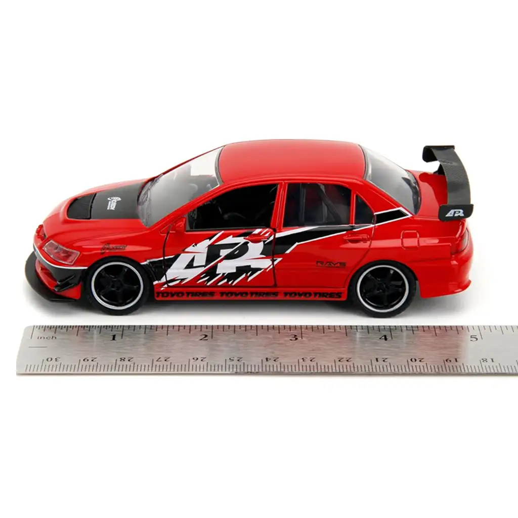 Fast & Furious: Mitsubishi Lancer Evolution IX und Nissan Skyline GT-R (BNR34) 2er-Pack im Maßstab 1/32 - Jada Toys kép 4