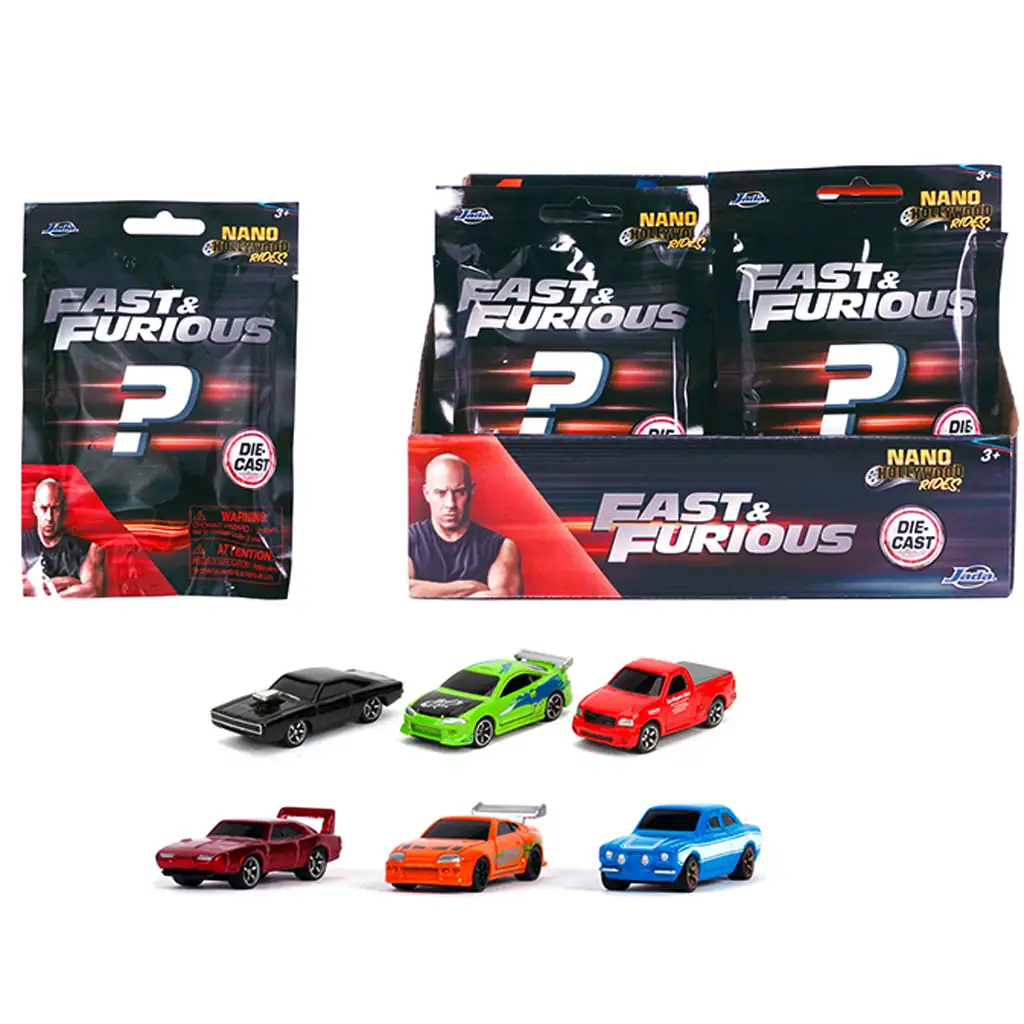 Fast & Furious: Nano Überraschungsautos 1 Stk - Simba Toys kép 1