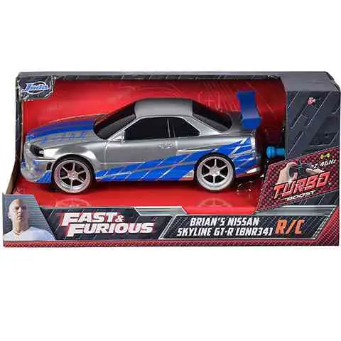 Fast & Furious: RC Brians Nissan Skyline GT-R (BNR35) ferngesteuertes Auto 1/24 - Simba Toys