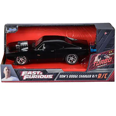 Fast & Furious: RC Doms Dodge Charger R/T ferngesteuertes Auto 1/24 - Simba Toys