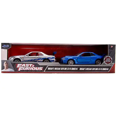 Fast & Furious: Twin Pack 2er-Automodell-Set 1/32 - Simba Toys