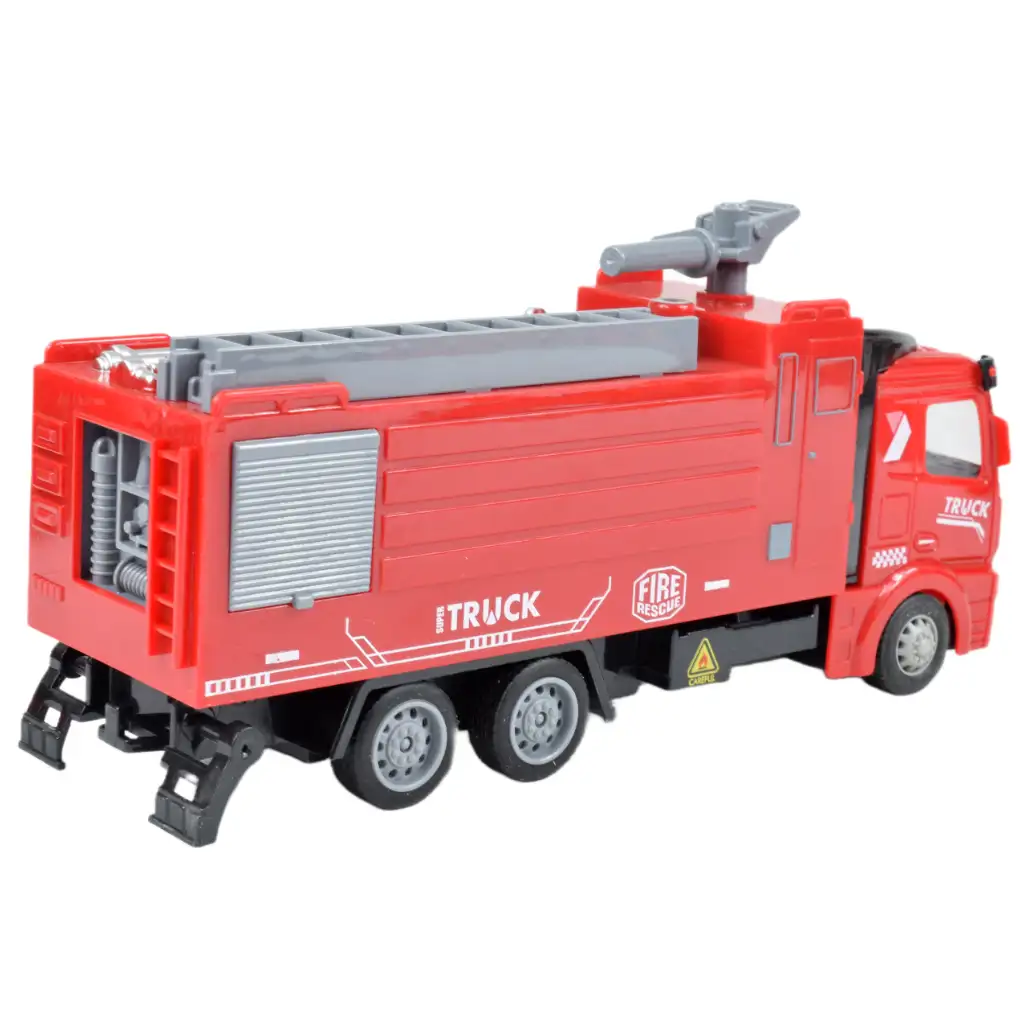 Feuerwehrwagen: Rückzieh-Feuerwehrauto-Set, 3 Stück kép 6