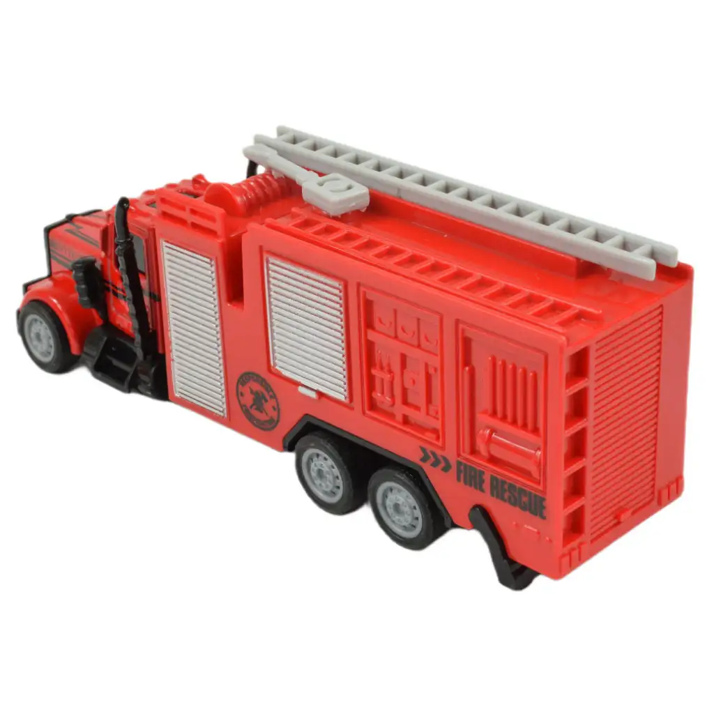 Fire Squad: Feuerwehrauto mit Schwungrad-Design in zwei Varianten, 1 Stück kép 10