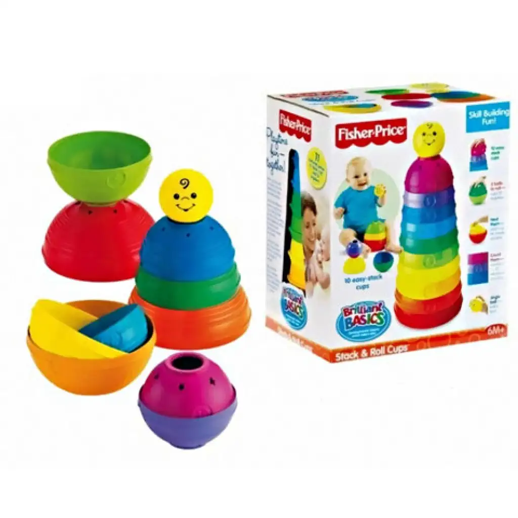 Fisher-Price: Bunte Stapelbecher