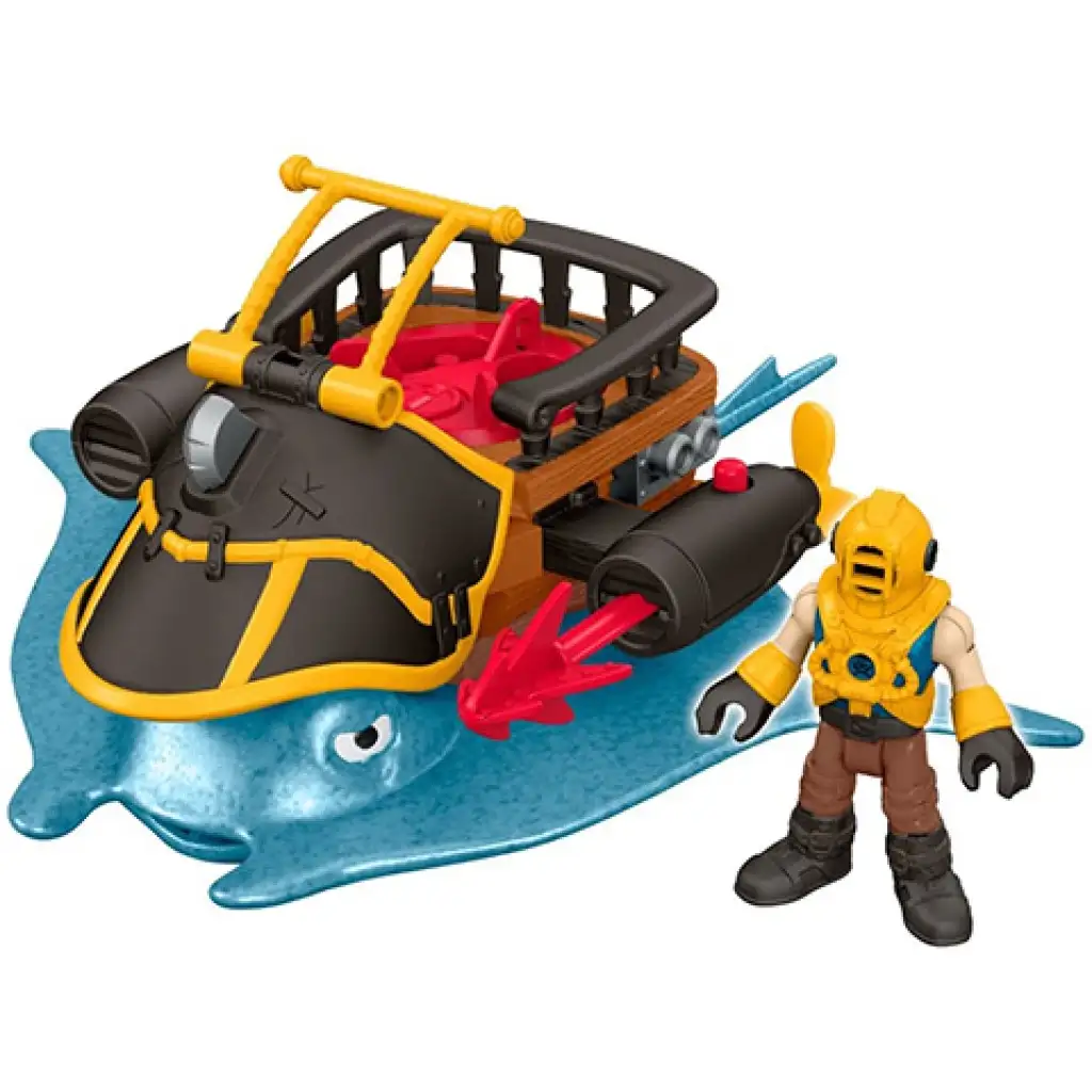 Fisher-Price: Imaginext Kapitän Nemo und Rochen Piratenspielset - Mattel kép 2