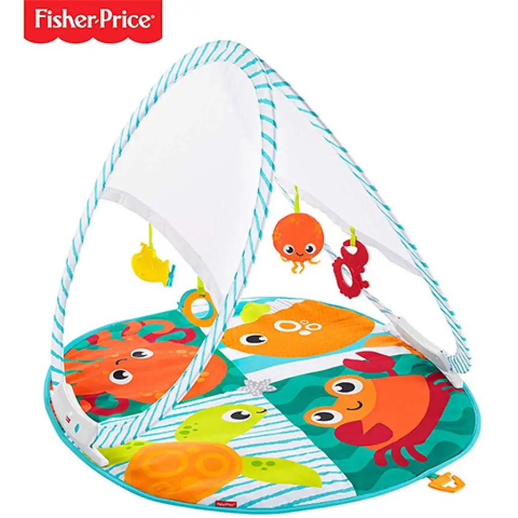 Fisher-Price: Praktische Spielmatte mit Fischmotiv - Mattel kép 4