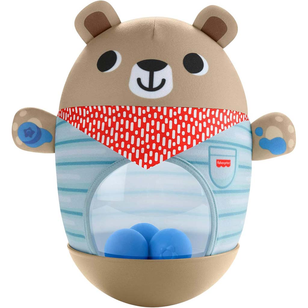 Fisher-Price: Stehauf-Bär für Babys – Mattel