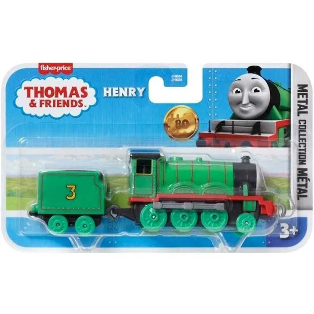Fisher-Price: Thomas und seine Freunde – Henry Lokomotive mit Waggon – Mattel