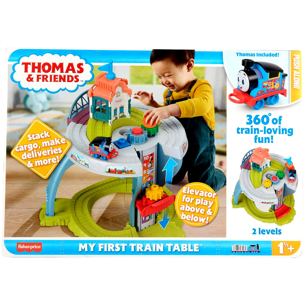 Fisher-Price: Thomas und seine Freunde – Mein erster Eisenbahntisch Spielset – Mattel
