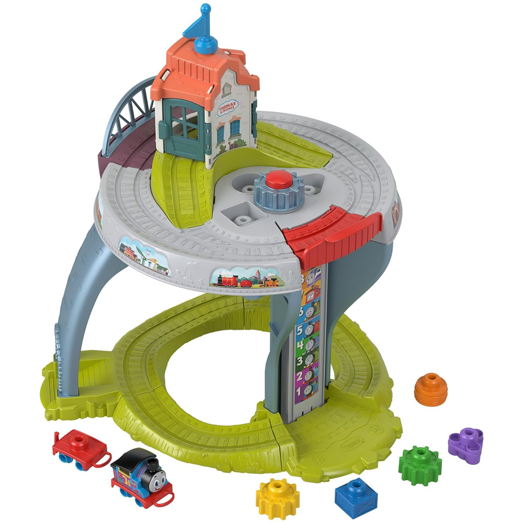 Fisher-Price: Thomas und seine Freunde – Mein erster Eisenbahntisch Spielset – Mattel kép 3