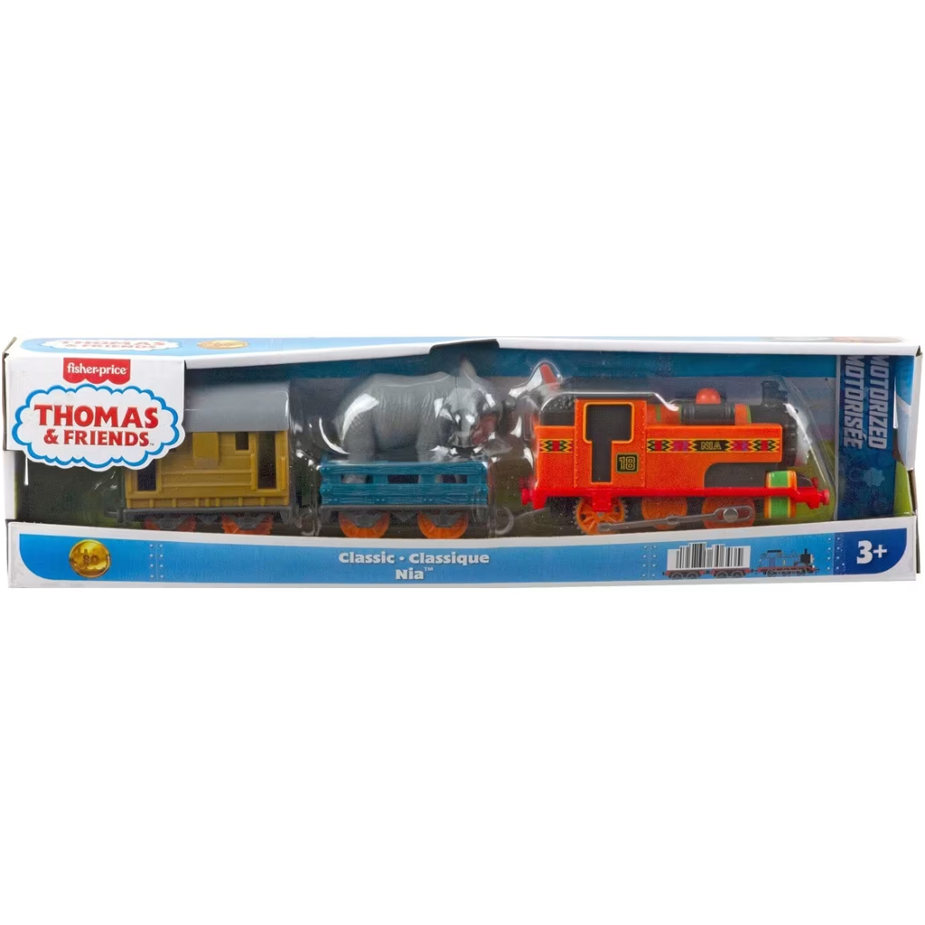 Fisher-Price: Thomas und seine Freunde – Nia, motorisierte Lokomotive mit Fracht – Mattel