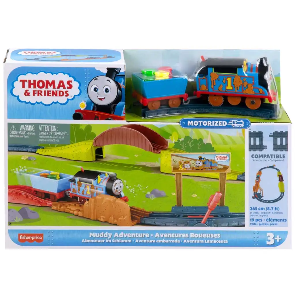 Fisher-Price: Thomas und seine Freunde - Schlammiges Abenteuer motorisiertes Spielset - Mattel