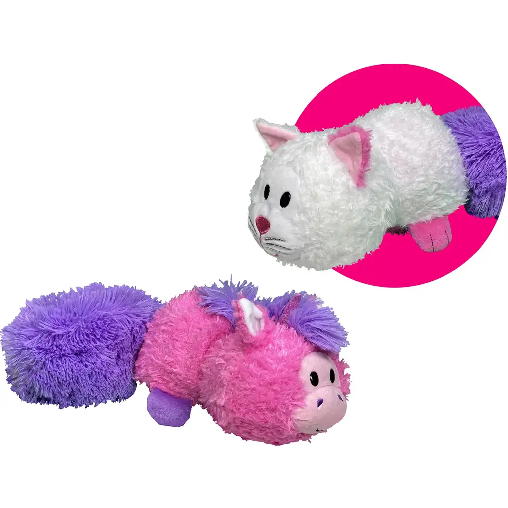 FlipaZoo: Wendeplüschfigur Einhorn zu Katze, 28 cm