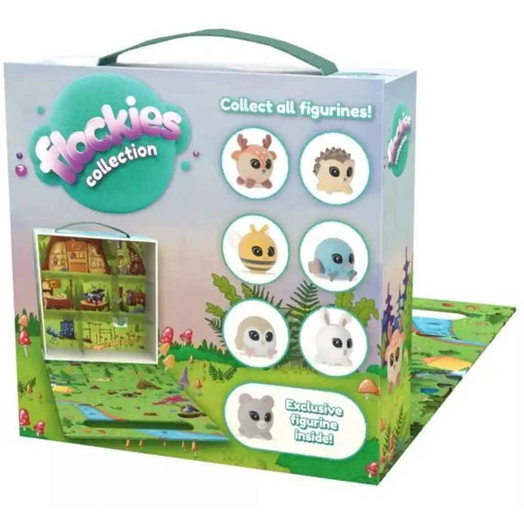 Flockies: Häuschen-Sammeldose mit Mausfigur Serie 4 kép 2