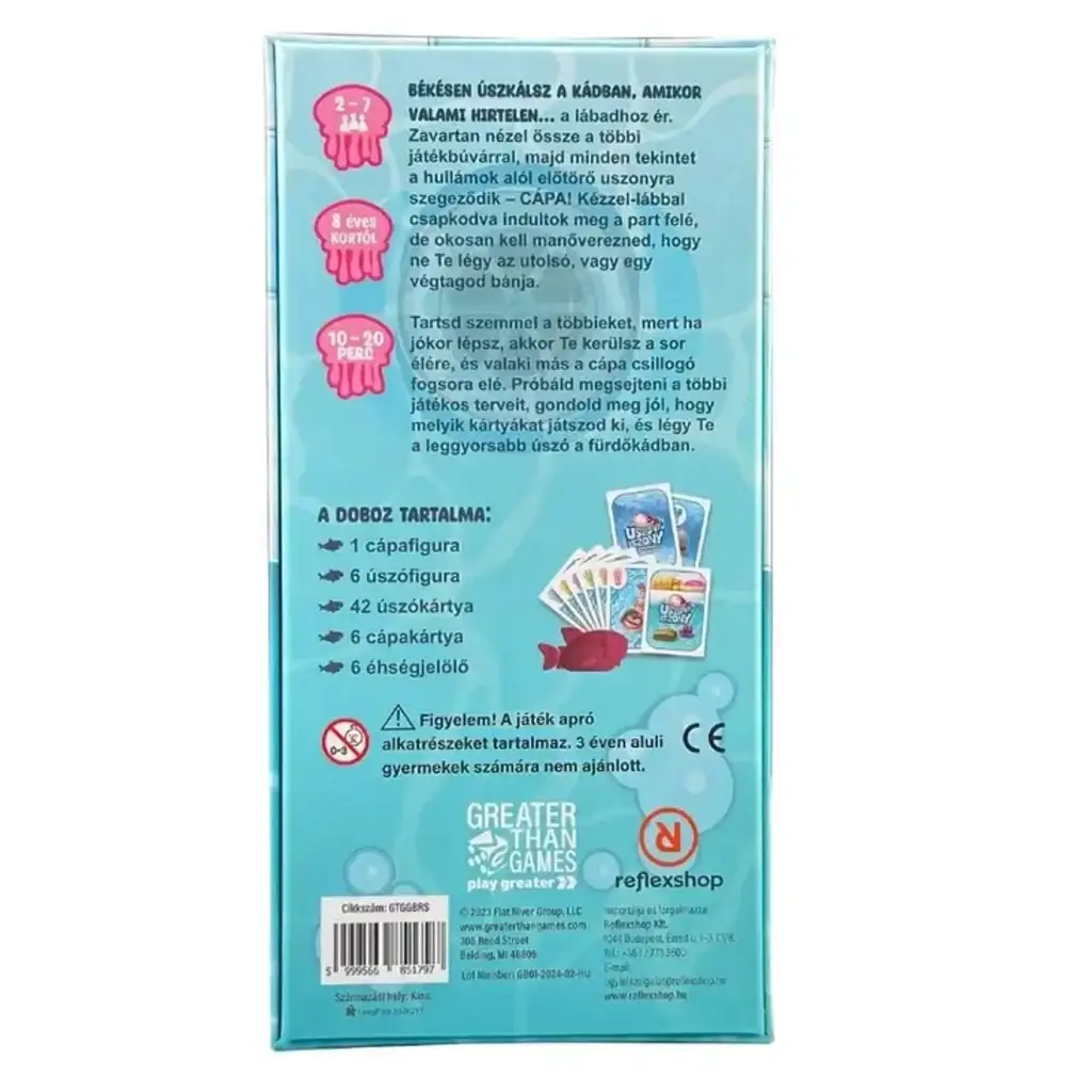 Flossenpanik Brettspiel kép 2