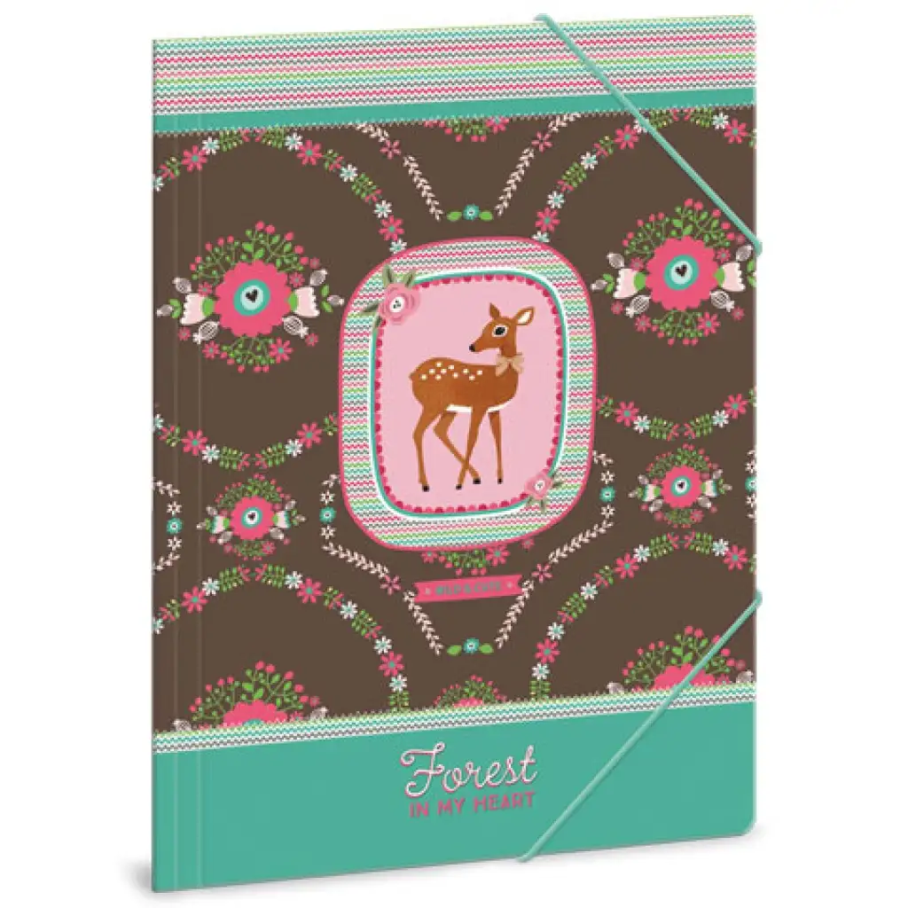 Forest in my heart Gummimappe in A4-Größe