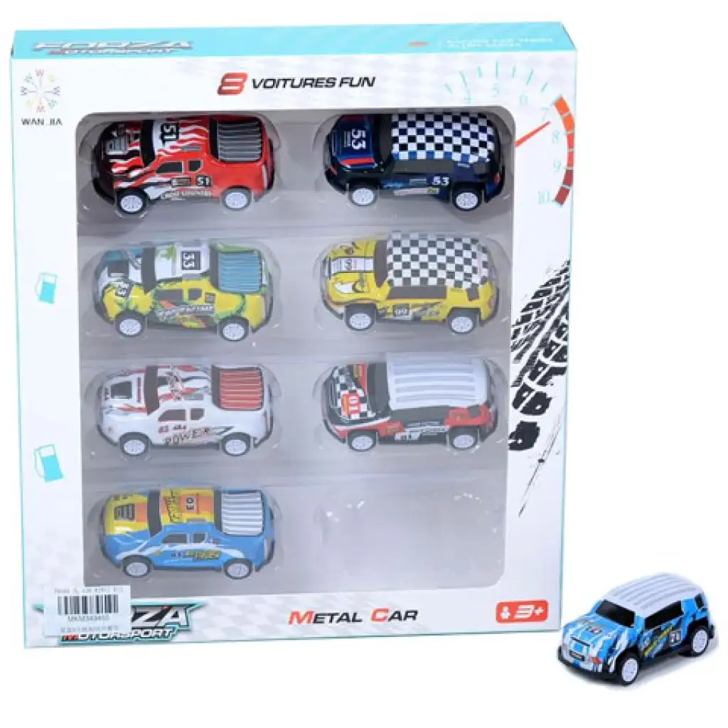 Forza Motorsport 8-teiliges Rückzieh-Auto-Set