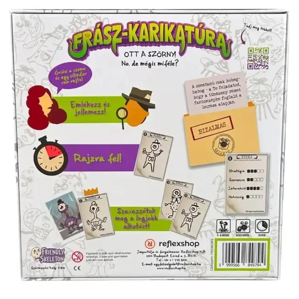 Frászkarikatur Gesellschaftsspiel kép 3