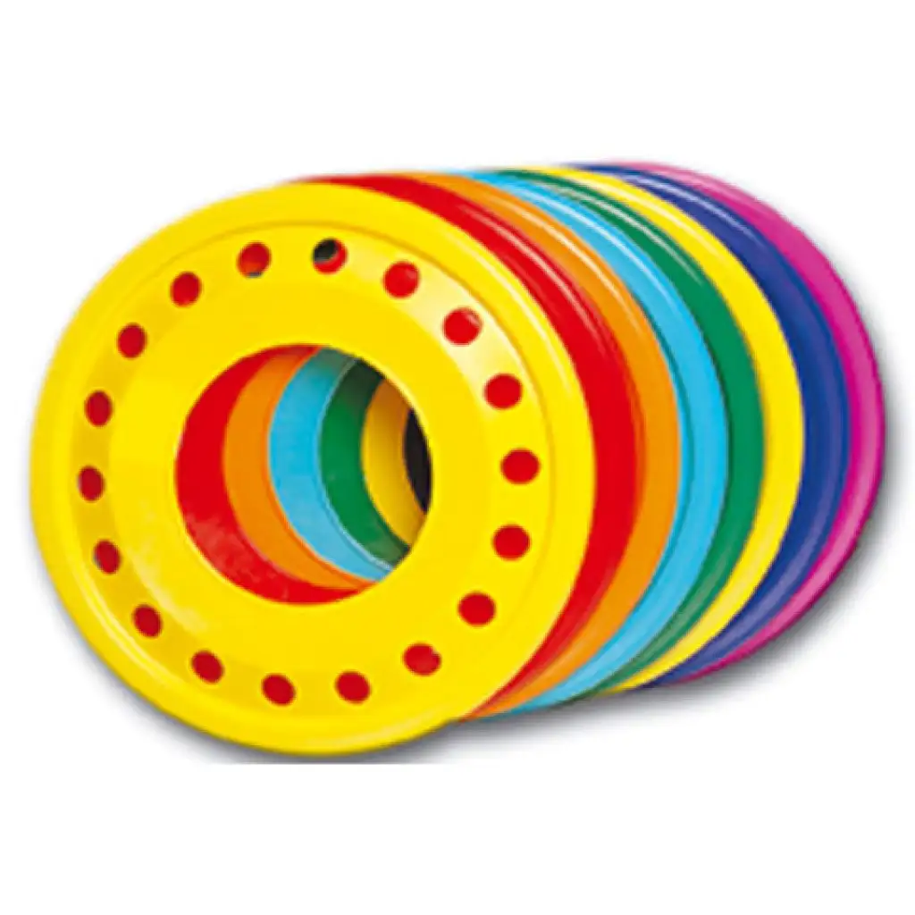 Frisbee Wurfscheibe mit Loch 28 cm - D-Toys